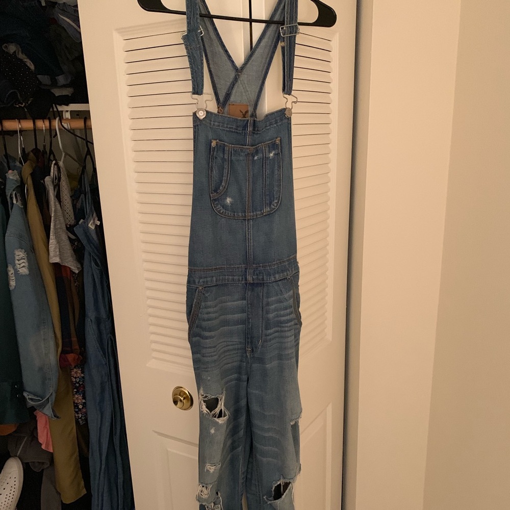 American Eagle overalls